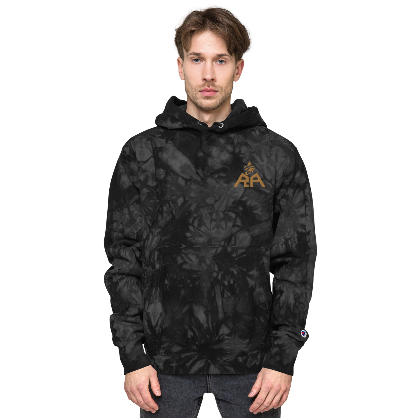 Unisex Champion x RA Brand tie-dye hoodie