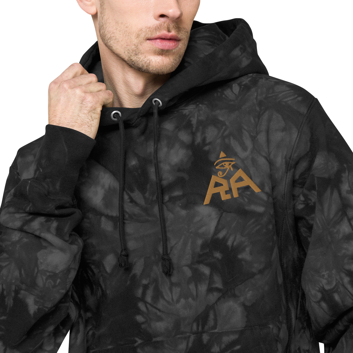 Unisex Champion x RA Brand tie-dye hoodie