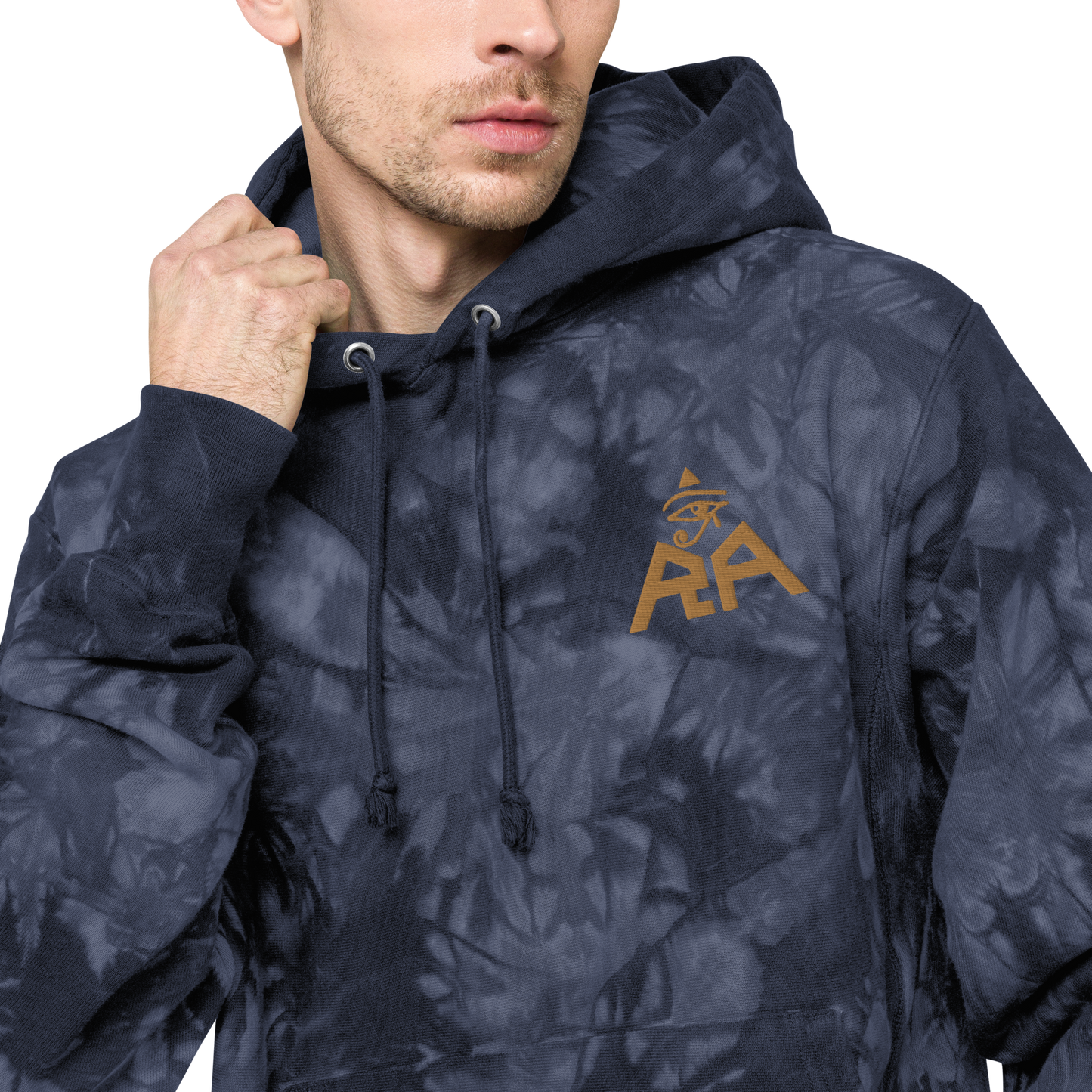 Unisex Champion x RA Brand tie-dye hoodie